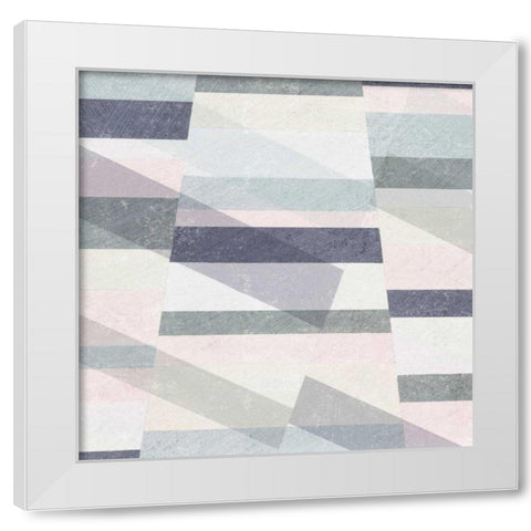 Pastel Reflections II White Modern Wood Framed Art Print by Hershey, Moira