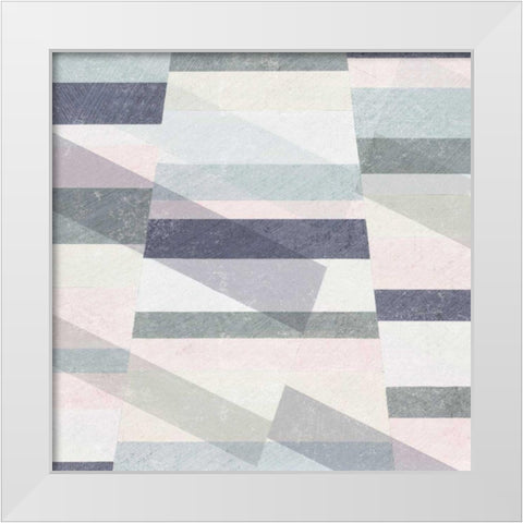 Pastel Reflections II White Modern Wood Framed Art Print by Hershey, Moira