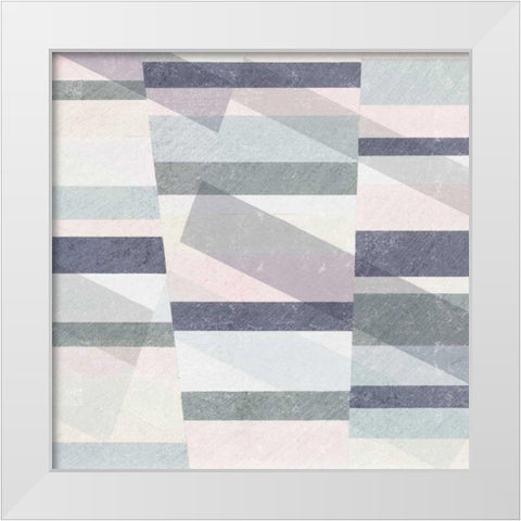 Pastel Reflections III White Modern Wood Framed Art Print by Hershey, Moira