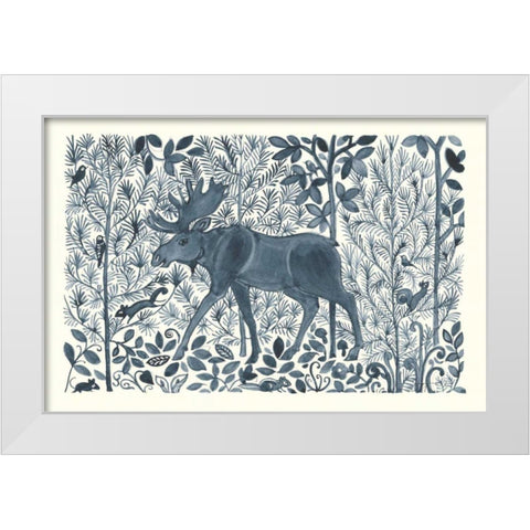Forest Life VI White Modern Wood Framed Art Print by Thomas, Miranda