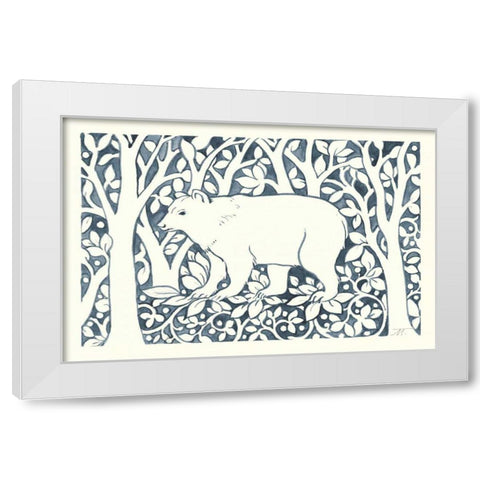 Forest Life VII White Modern Wood Framed Art Print by Thomas, Miranda