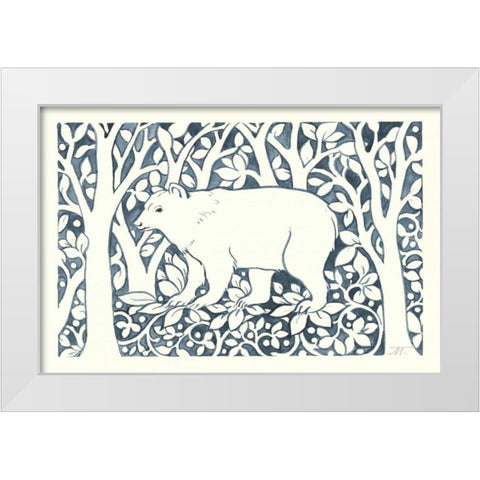 Forest Life VII White Modern Wood Framed Art Print by Thomas, Miranda