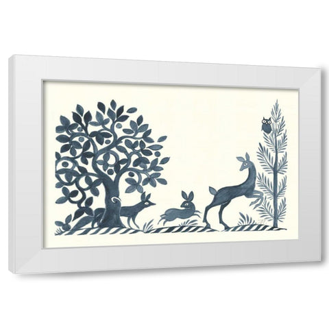 Forest Life VIII White Modern Wood Framed Art Print by Thomas, Miranda