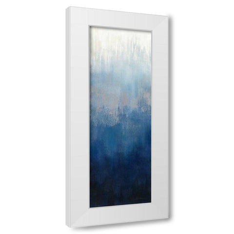 Silver Wave II White Modern Wood Framed Art Print by Vassileva, Silvia