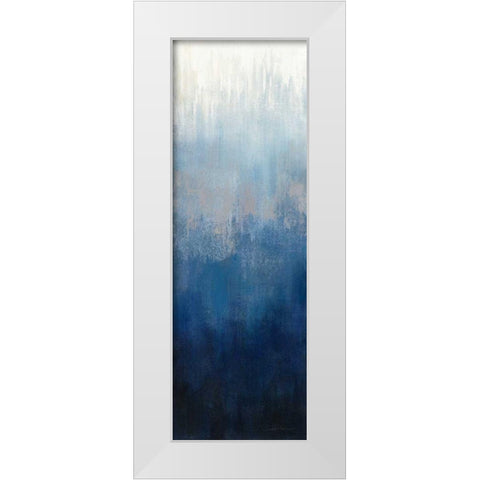Silver Wave II White Modern Wood Framed Art Print by Vassileva, Silvia