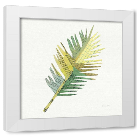 Tropical Fun Palms I White Modern Wood Framed Art Print by Prahl, Courtney