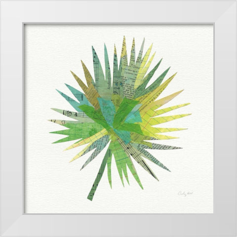 Tropical Fun Palms IIII White Modern Wood Framed Art Print by Prahl, Courtney