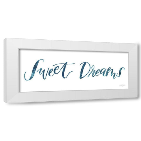 Sweet Baby Boy II White Modern Wood Framed Art Print by Jackson, Jenaya