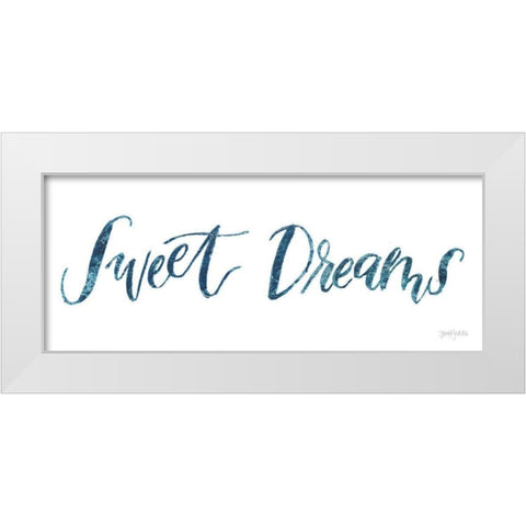 Sweet Baby Boy II White Modern Wood Framed Art Print by Jackson, Jenaya