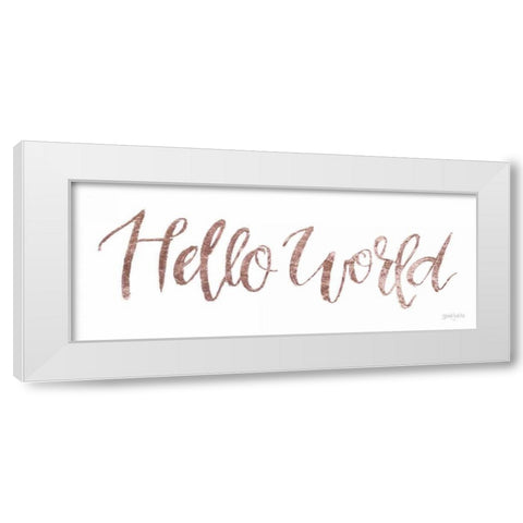 Sweet Baby Girl I White Modern Wood Framed Art Print by Jackson, Jenaya