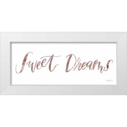 Sweet Baby Girl II White Modern Wood Framed Art Print by Jackson, Jenaya