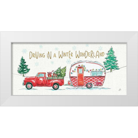 Christmas in the Country VIII White Modern Wood Framed Art Print by Brissonnet, Daphne