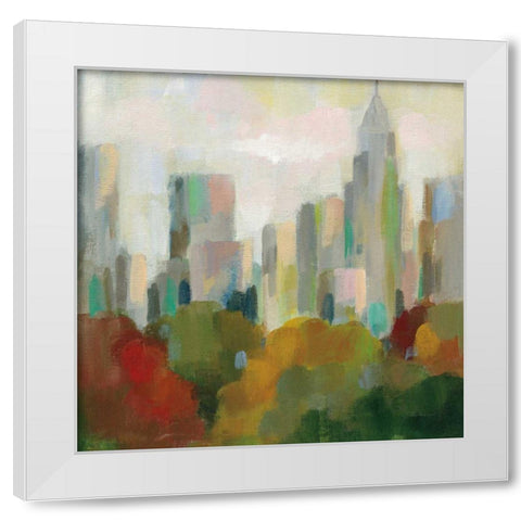 NYC Central Park II White Modern Wood Framed Art Print by Vassileva, Silvia