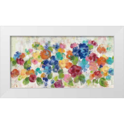 Hydrangea Bouquet I White Modern Wood Framed Art Print by Vassileva, Silvia