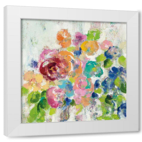 Hydrangea Bouquet II White Modern Wood Framed Art Print by Vassileva, Silvia