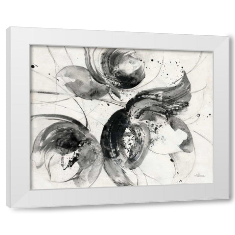 Bold II White Modern Wood Framed Art Print by Hristova, Albena