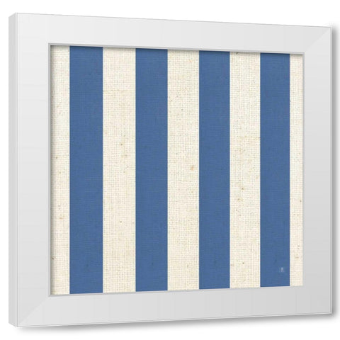 Blue Sky Garden Pattern VA White Modern Wood Framed Art Print by Studio Mousseau