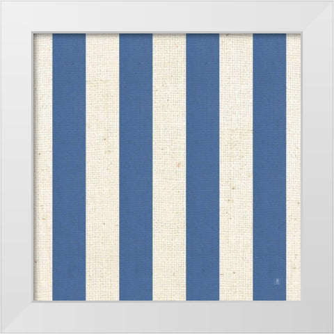 Blue Sky Garden Pattern VA White Modern Wood Framed Art Print by Studio Mousseau