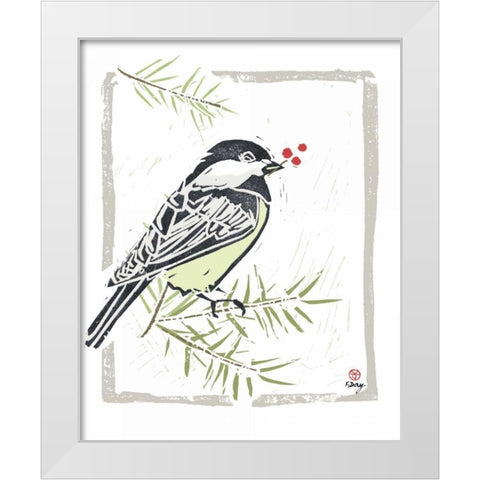 Winter Days VII White Modern Wood Framed Art Print by Day, Kellie