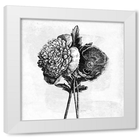 Spa Botanical III BW White Modern Wood Framed Art Print by Pertiet, Katie