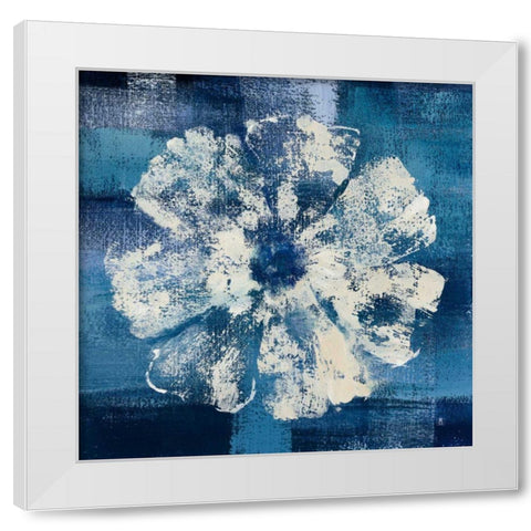 Ocean Bloom I White Modern Wood Framed Art Print by Studio Mousseau