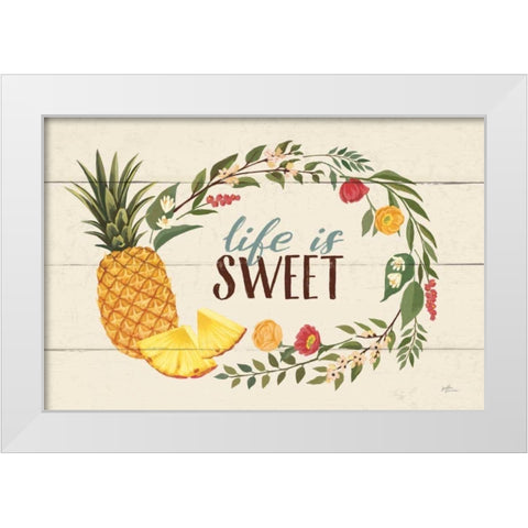 Sweet Life X White Modern Wood Framed Art Print by Penner, Janelle