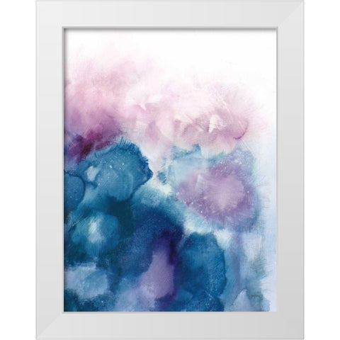 Nebula I White Modern Wood Framed Art Print by Urban, Mary