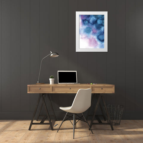 Nebula II White Modern Wood Framed Art Print by Urban, Mary