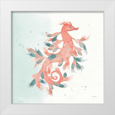 Splash III White Modern Wood Framed Art Print by DeNeige, Elyse