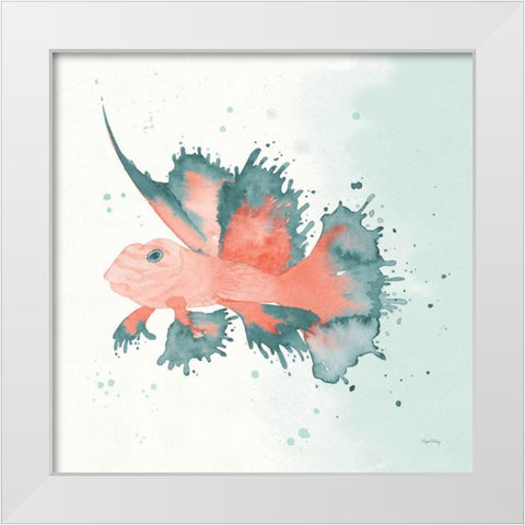 Splash VI White Modern Wood Framed Art Print by DeNeige, Elyse
