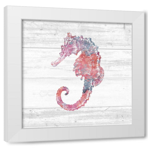 Ocean Life III White Modern Wood Framed Art Print by Adams, Sarah