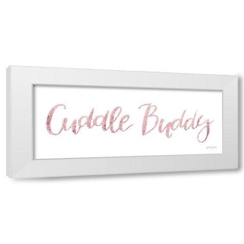 Sweet Baby Girl VI Pink White Modern Wood Framed Art Print by Jackson, Jenaya