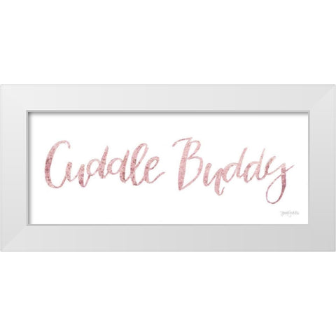 Sweet Baby Girl VI Pink White Modern Wood Framed Art Print by Jackson, Jenaya