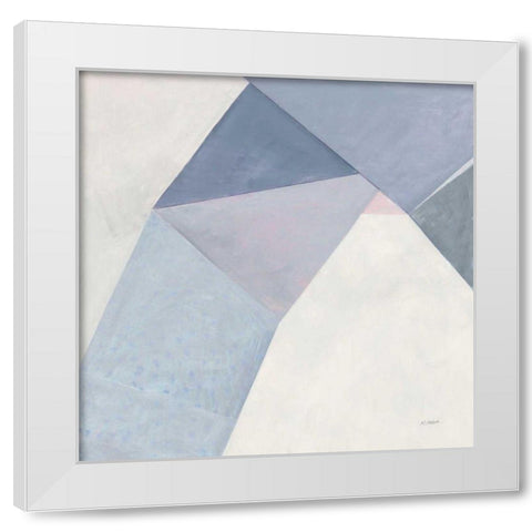 Paper Work I White Modern Wood Framed Art Print by Schick, Mike