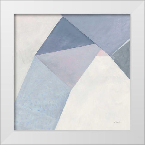 Paper Work I White Modern Wood Framed Art Print by Schick, Mike