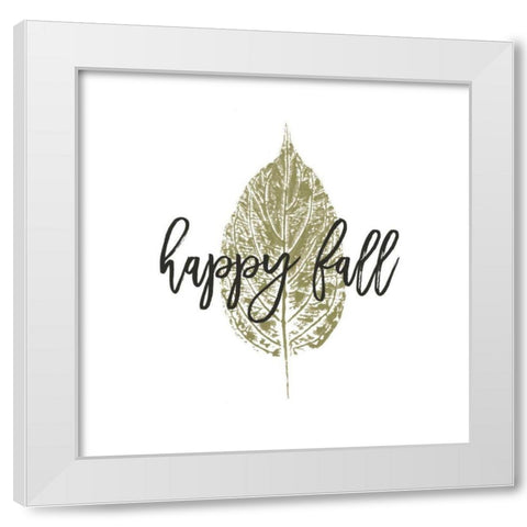 Harvest Sentiments II White Modern Wood Framed Art Print by Hershey, Moira