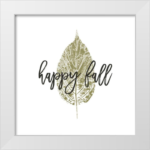 Harvest Sentiments II White Modern Wood Framed Art Print by Hershey, Moira