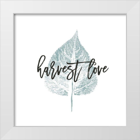 Harvest Sentiments III White Modern Wood Framed Art Print by Hershey, Moira