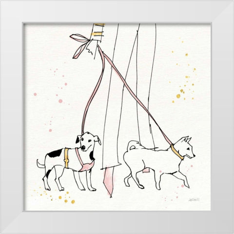 Fashion Feet III White Modern Wood Framed Art Print by Tavoletti, Anne