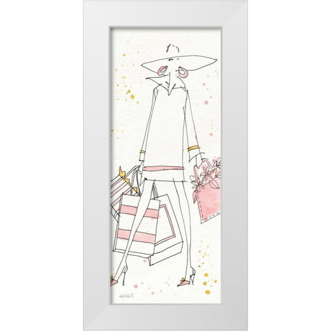 Fashion Feet VI White Modern Wood Framed Art Print by Tavoletti, Anne