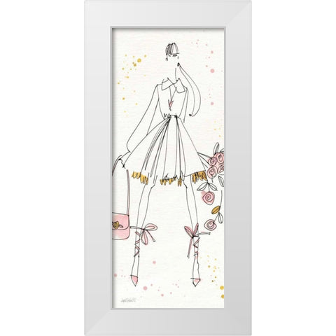 Fashion Feet VIII White Modern Wood Framed Art Print by Tavoletti, Anne