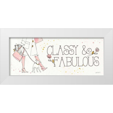 Fashion Feet IX White Modern Wood Framed Art Print by Tavoletti, Anne