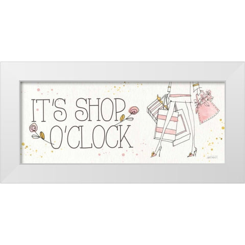 Fashion Feet X White Modern Wood Framed Art Print by Tavoletti, Anne