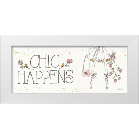 Fashion Feet XII White Modern Wood Framed Art Print by Tavoletti, Anne