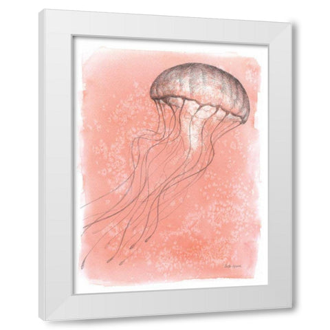 Coastal Sea Life IV White Modern Wood Framed Art Print by Grove, Beth