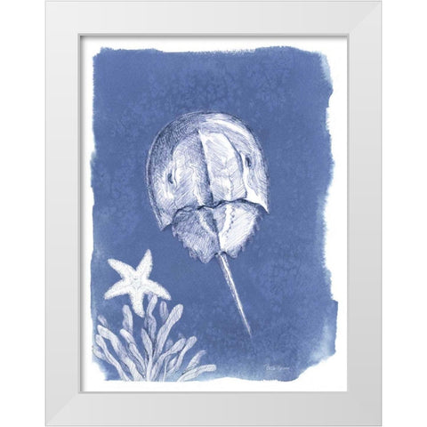 Coastal Sea Life VI White Modern Wood Framed Art Print by Grove, Beth