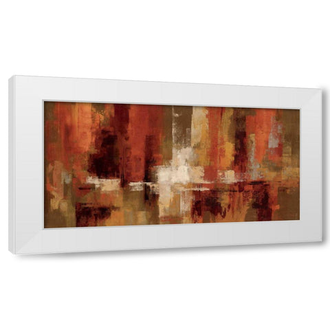 Castanets White Modern Wood Framed Art Print by Vassileva, Silvia