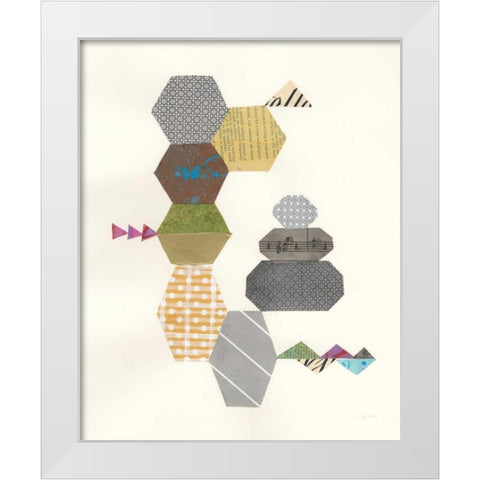 Modern Abstract Design IV White Modern Wood Framed Art Print by Prahl, Courtney