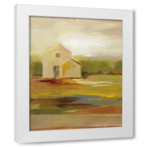 Hillside Barn I v2 White Modern Wood Framed Art Print by Vassileva, Silvia