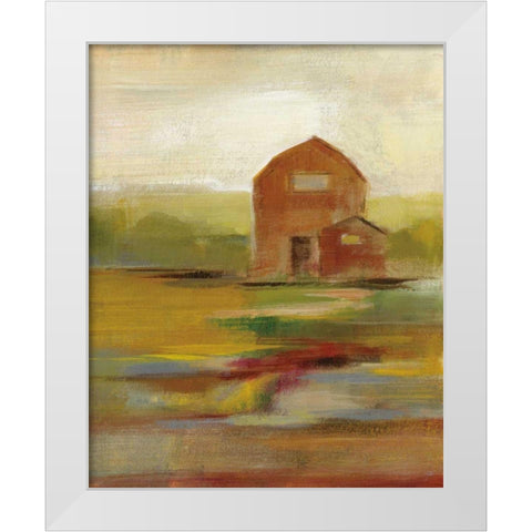 Hillside Barn II v2 White Modern Wood Framed Art Print by Vassileva, Silvia